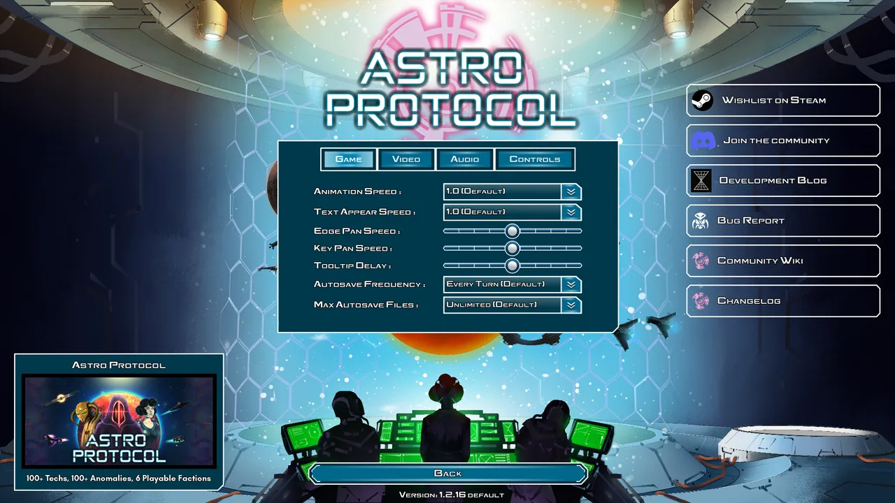 Astro Protocol: Options