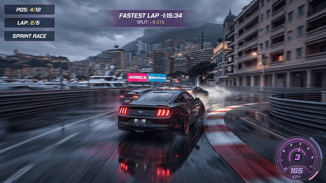 Nocturne Drive: Gameplay HUD