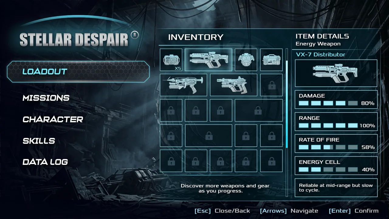 Stellar Despair: Inventory